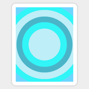 Blue Circles Sticker